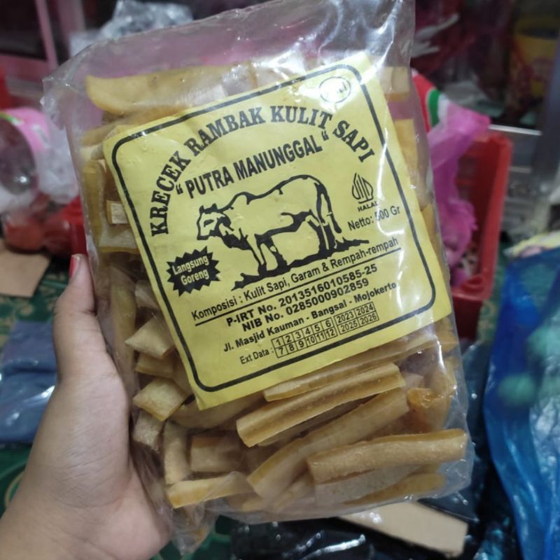 

NvS Krecek / Rambak kulit sapi 500gr tanpa di jemur