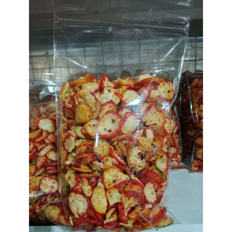 

Kerupuk Seblak Cikur Pedas Daun Jeruk 200gr