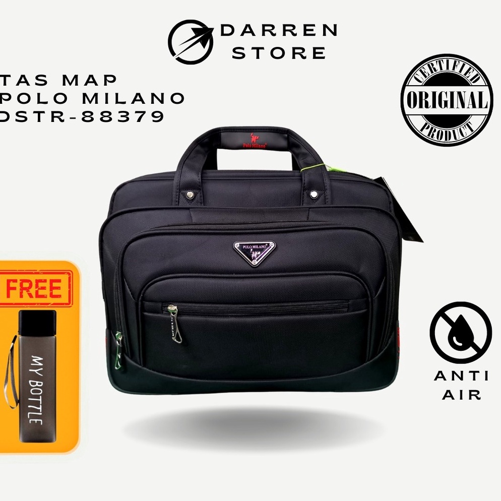 Proses sekarang Tas Map POLO MILANO 88379 Tas Laptop Tas kerja Pria Tas kerja wanita Tas map Tas Imp
