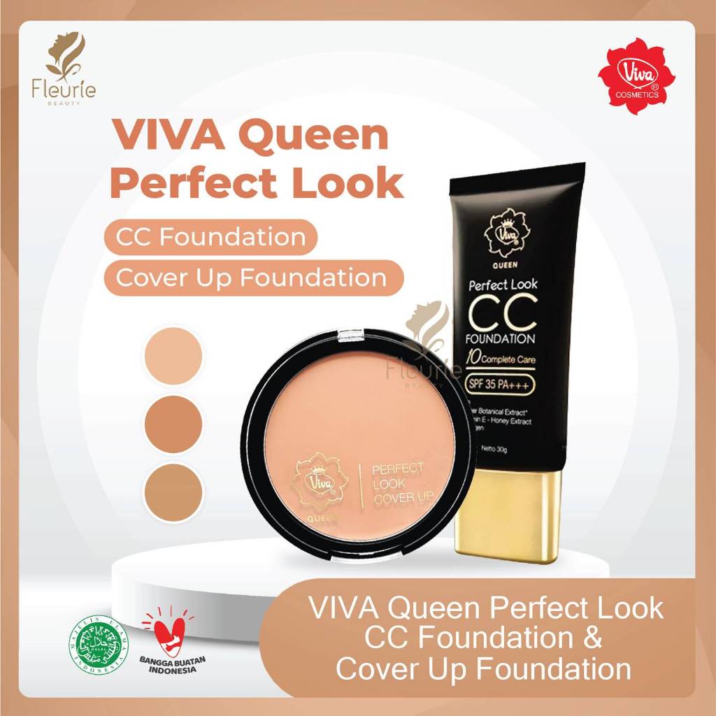 VIVA Queen Perfect Look CC Foundation / Queen Perfect Look Cover Up Foundation - Foundation by Viva