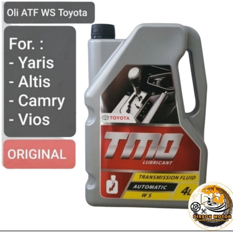 Oli Matic ATF TMO WS Toyota Yaris Vios Camry Oli Matic Toyota 4L