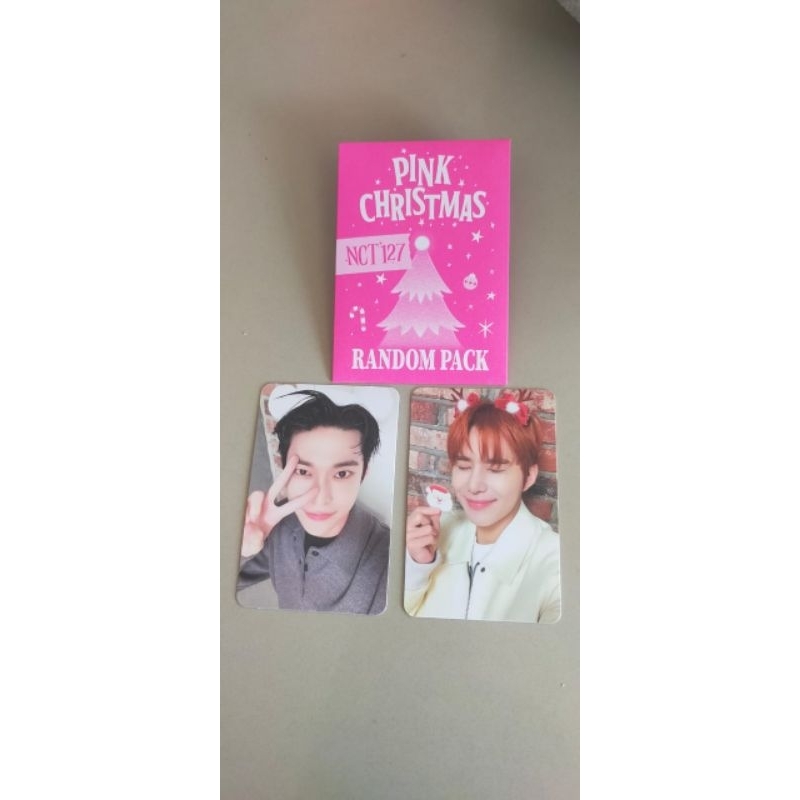 PHOTOCARD PINK CHRISTMAS NCT 127 JUNGWO DAN DOYOUNG