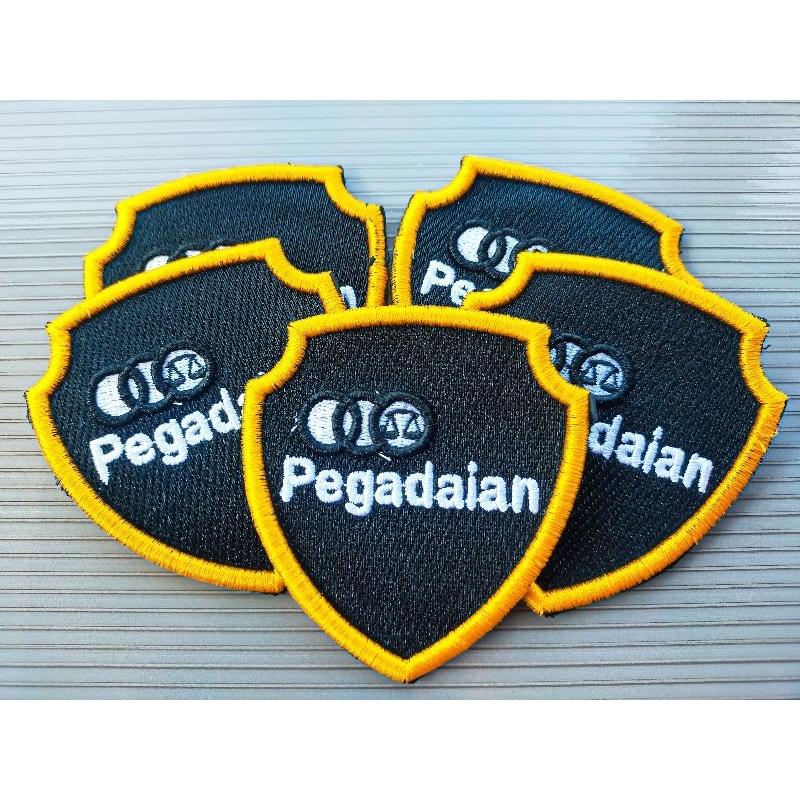 BORDIR TIMBUL LOGO PEGADAIAN TERBARU