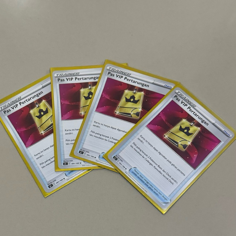 Pas VIP Pertarungan Indonesia Battle VIP Pass Pokemon TCG