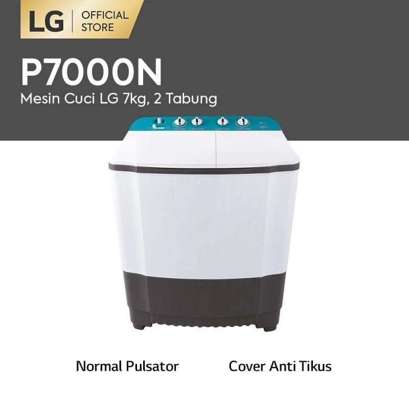 MESIN CUCI LG 2 TABUNG 7KG P7000N