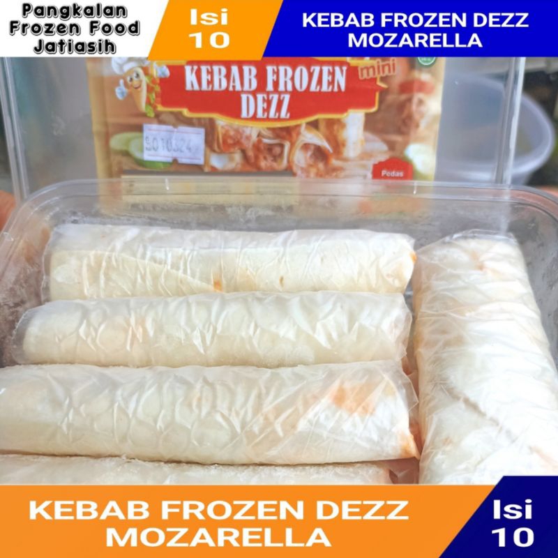 

Kebab Dezz Mozarella I Pedas & Tidak Pedas I Isi 10 pcs