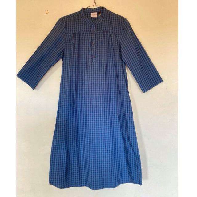 1 set. Long tunic/shirt dress + headband. checkers. Sophie  Martin/Sophie Paris.