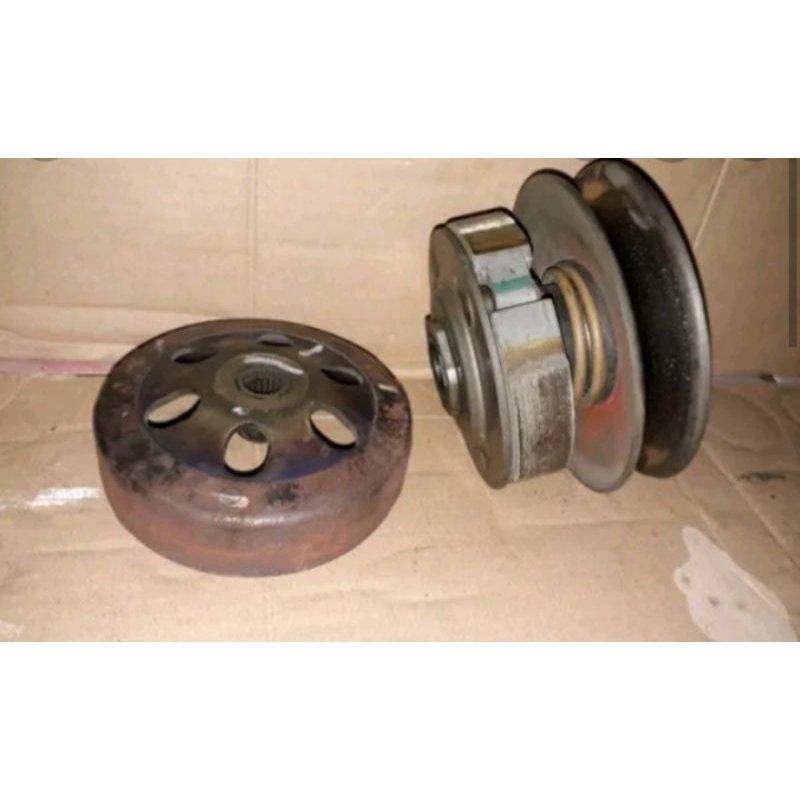 PULLY SET BEAT FI TAHUN 2013/2014 ORI COPOTAN MOTOR