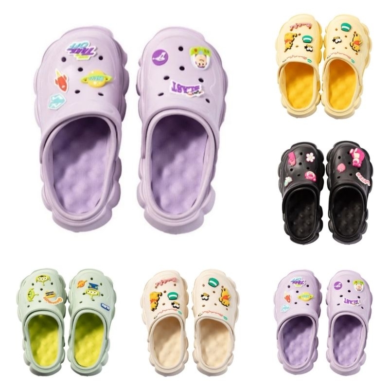Miniso Sandal Menggemaskan Disney Winnie the Pooh Collection Hollow Slippers