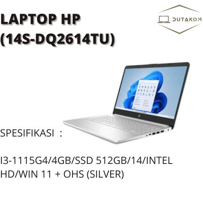 LAPTOP HP 14S-DQ2614TU (SILVER)
