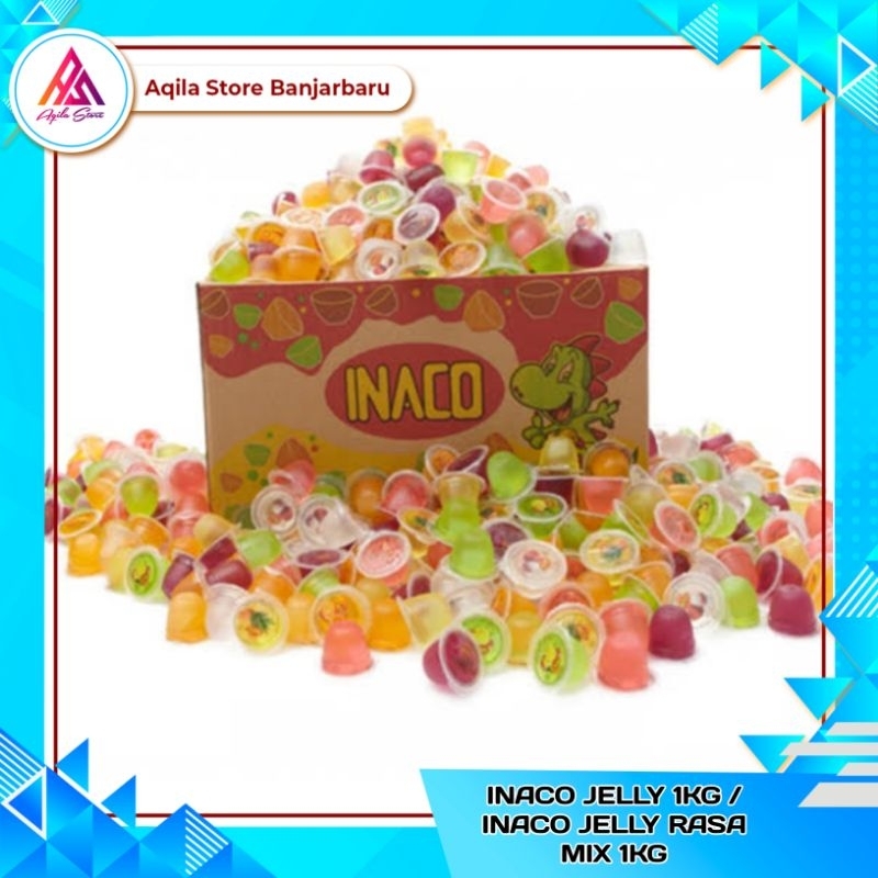 

Inaco Jelly 1kg / Inaco Jelly Rasa Mix 1kg / Inaco Jelly Mix / Inaco Jelly 1 Dus Isi 10kg