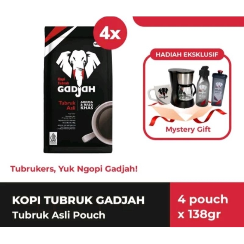 mug kopi tubruk gajah kopi bubuk tubruk gadjah