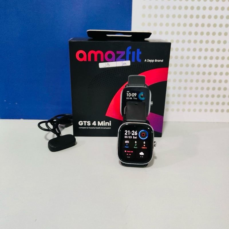 SMART WATCH AMAZFIT GTS 4 MINI SECOND FULLSET