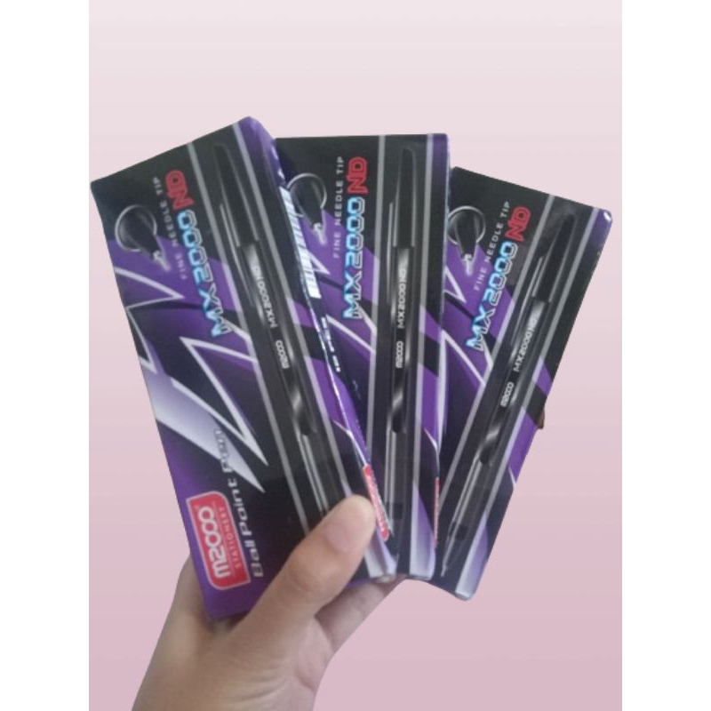 

✧ 1 PAK/12 PCS PULPEN HITAM M2000 ✧