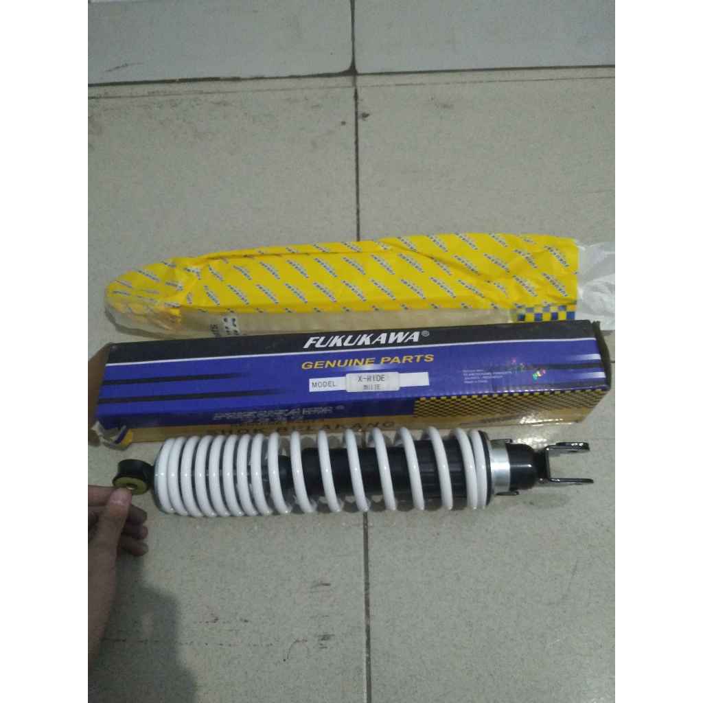 Sokbeker Belakang X Ride X Ride 115 Putih Merk FUKUKAWA