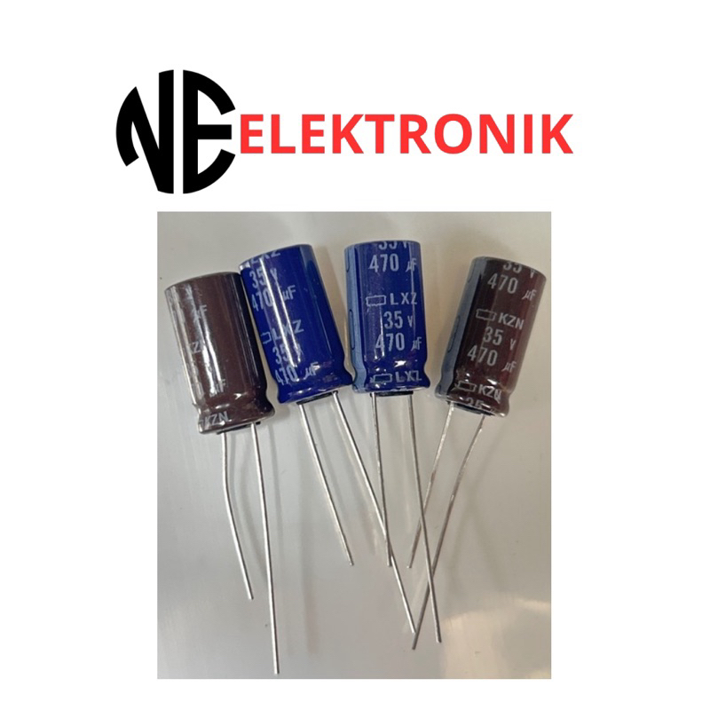 Kapasitor Elco 470uf 35v Original