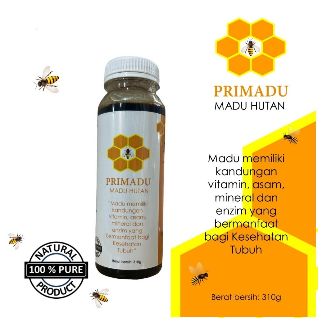 

PRIMADU Madu Hutan Asli 310g