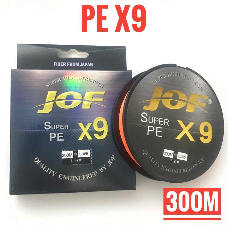 PE X9 300m JOF Jepang 9 kepang