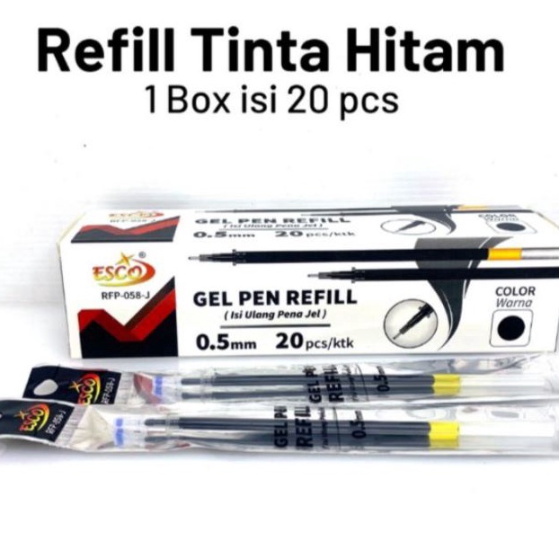 

PALING AMPUH 2pc REFILL TINTA PULPEN CAIR HITAM REFIL ISI ULANG PEN GEL GEL PEN REFILL GPR