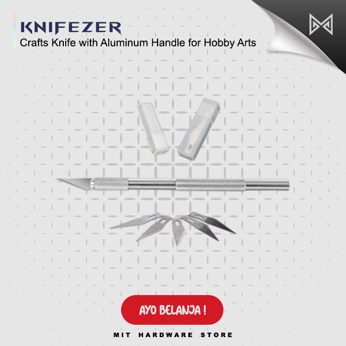 

Pen Cutter Set + Refill 5 Pcs Art Knife Pisau Ukir Cutting Sticker