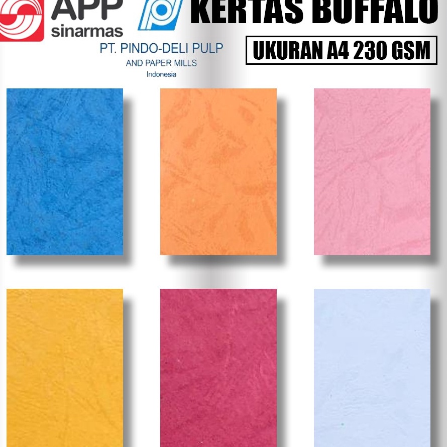 

TEBUS MURAH KERTAS BUFFALO A4 23 GSM KERTAS BUFFALO JILID SAMPUL PINDO DELI