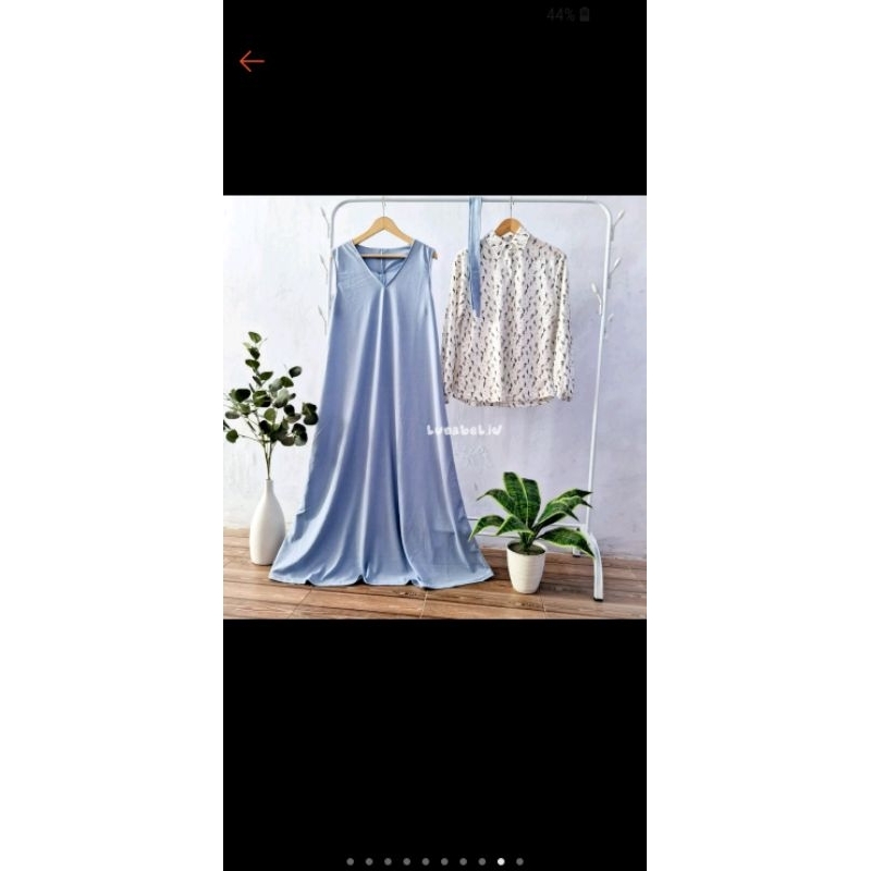 2in1gamis(inner+outer) free belt