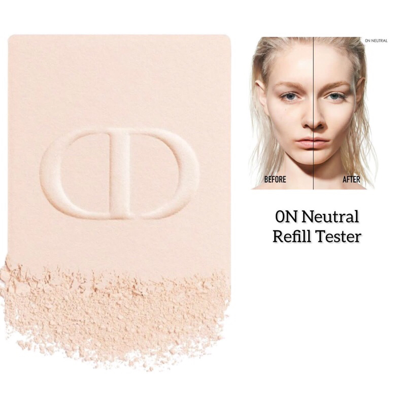 Dior Bedak Compack Tester Forever Velvet, Capture, Diorsnow Luminious,- Bedak Padat With Case Mika