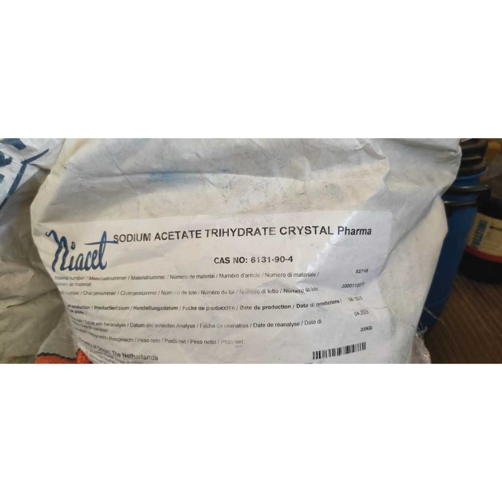 Na Acetate - Sodium Acetat trihydrate- - Sod - Natrium Asetat 1 g