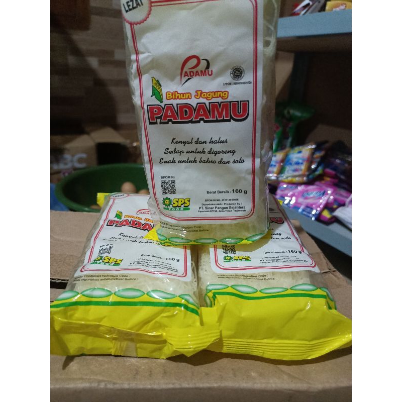 

Murah [ 3 PC ] Bihun jagung padamu 160 g