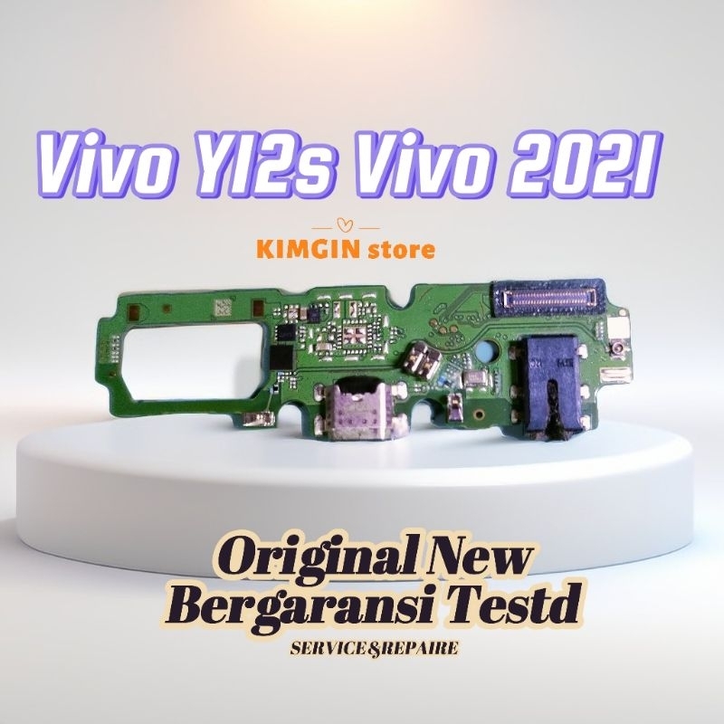 Konektor Cas Papan Konektor Cas Mic Vivo Y12s Vivo 2021 Original