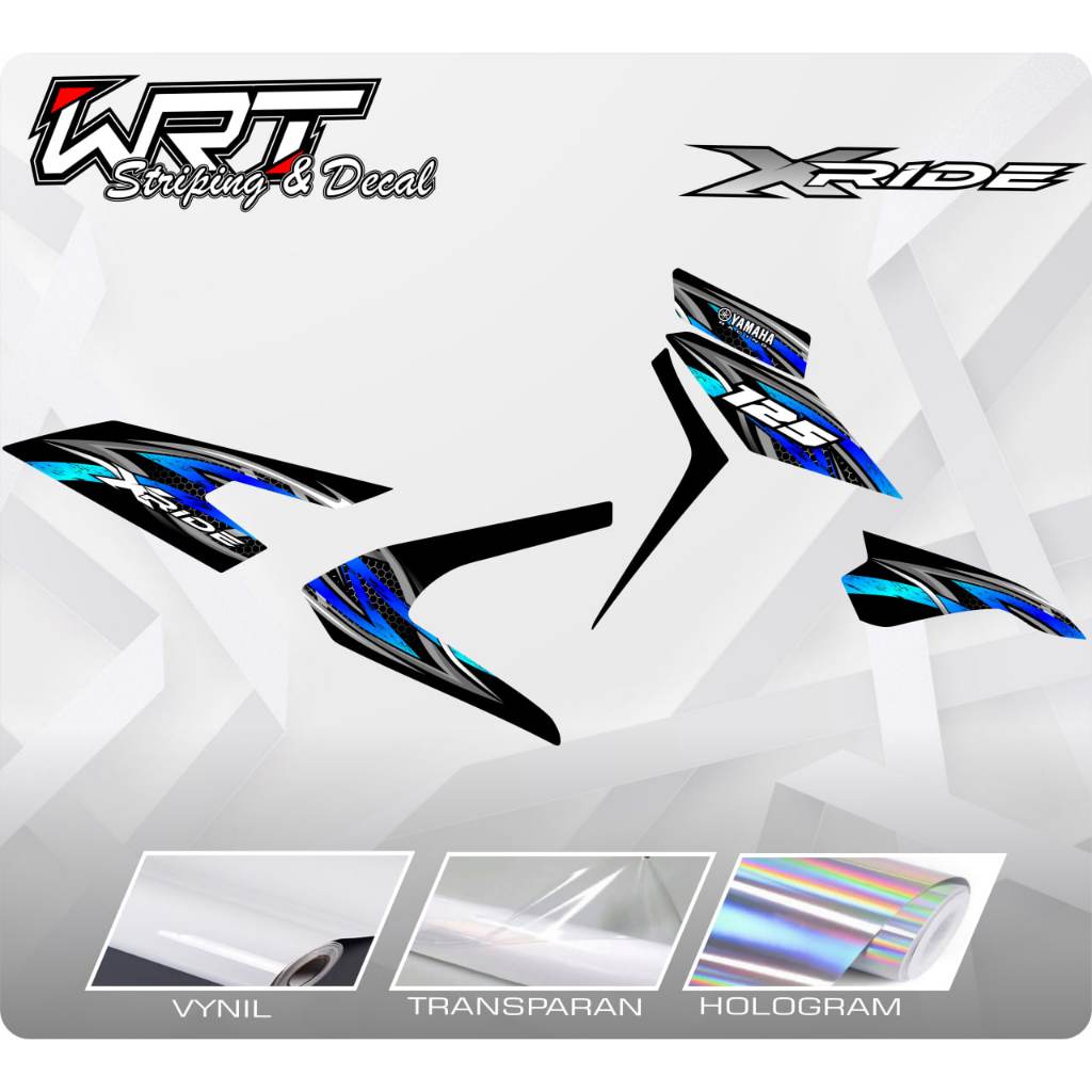 Striping XRIDE 125-Stiker Decal XRIDE New 125 Laxury