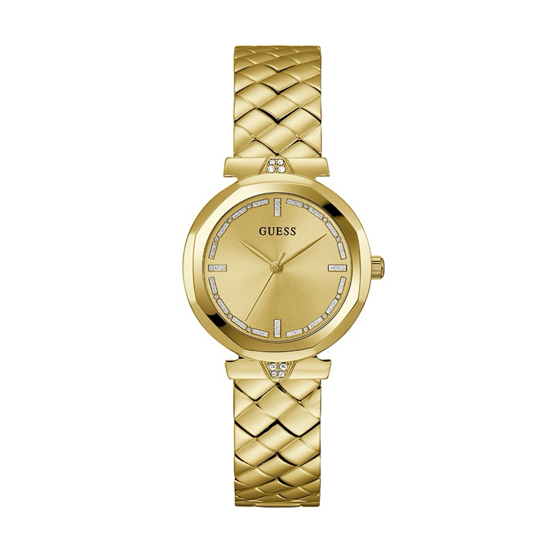GUESS GW0613L2 RUMOUR Jam Tangan Wanita Analog Gold Steel Original & Garansi