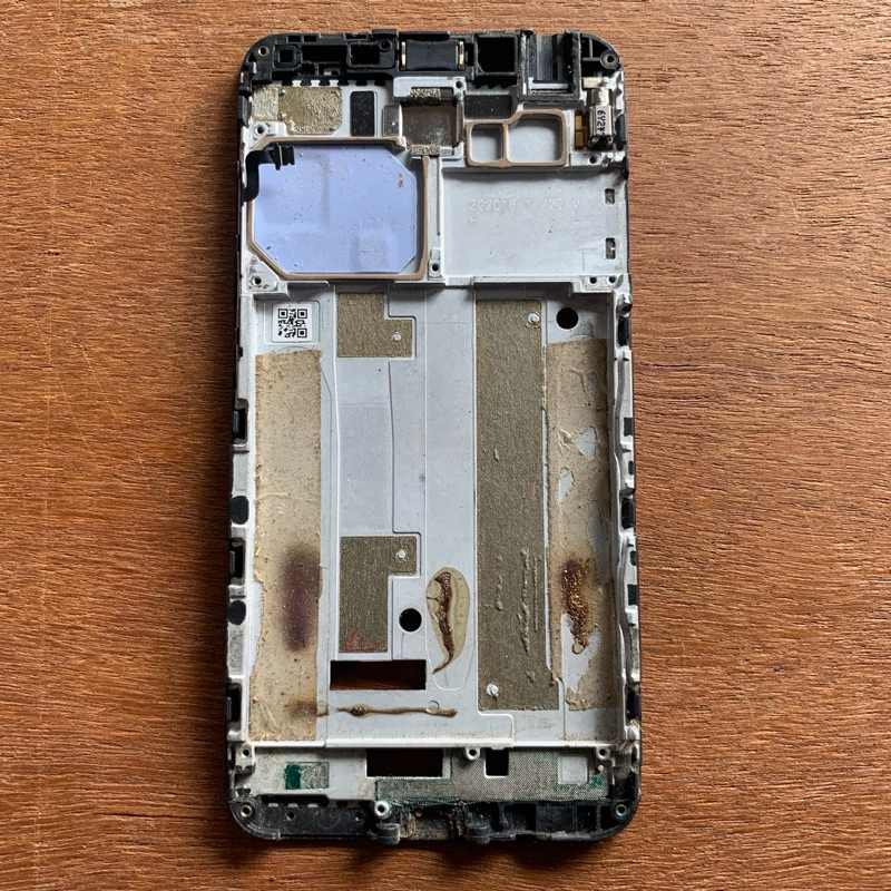Frame Tatakan lcd + tombol power Asus Zenfone 3 max ZC553KL original copotan