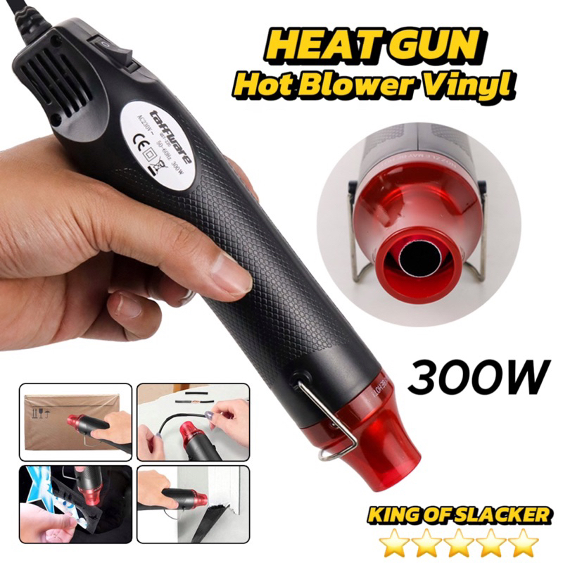 Heat Gun Hot Blower Vinyl Mini Hotgun Electric 300w Alat Pemanas Udara Uap Air Hot Gun 220v Low Watt