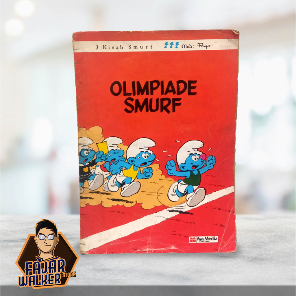 Komik 5 Kisah Smurf - Olimpiade Smurf by Peyo. Preloved