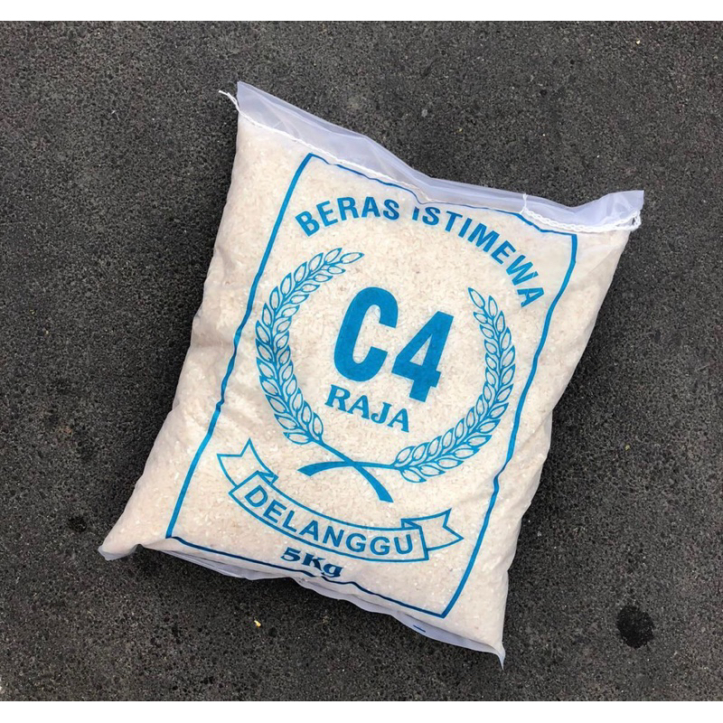 

(Lioshans Snack) Beras Premium 5kg C4 Raja Menthik Rojolele Super