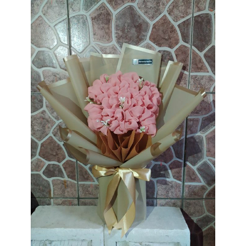 Buket hijab Bucket kerudung bouquet bunga hadiah ulang tahun wisuda