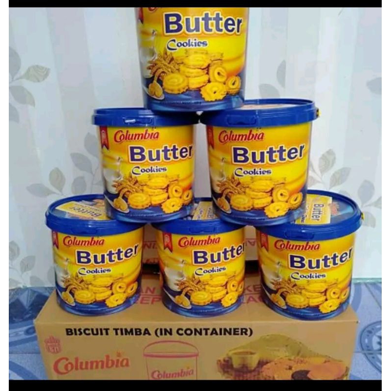 Columbia butter cookies 1 dus isi 6