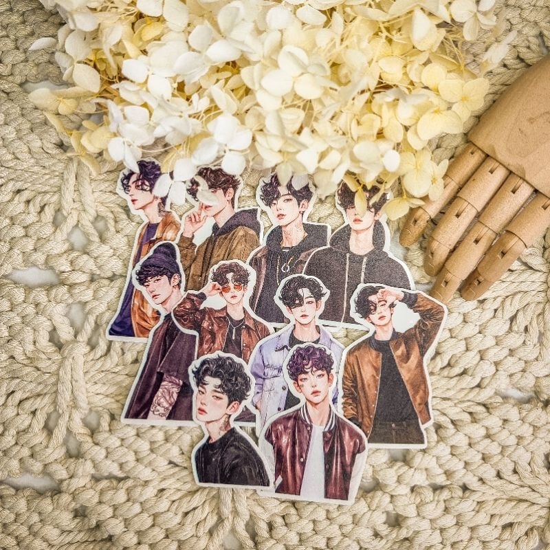 

Korean Man Casual Sticker