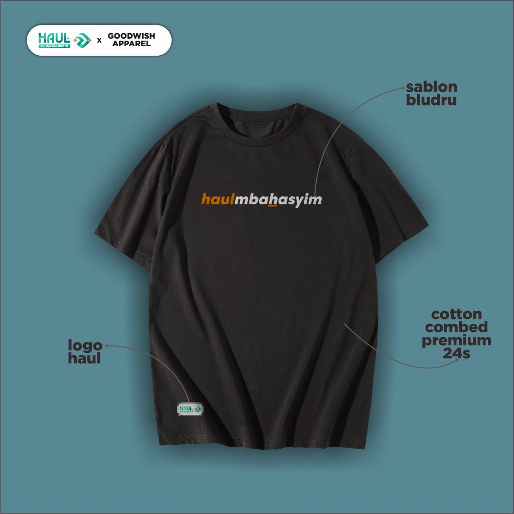 Kaos Haul K.H. Hasyim Sholeh ke-21 (desain 1) - Lengan Panjang