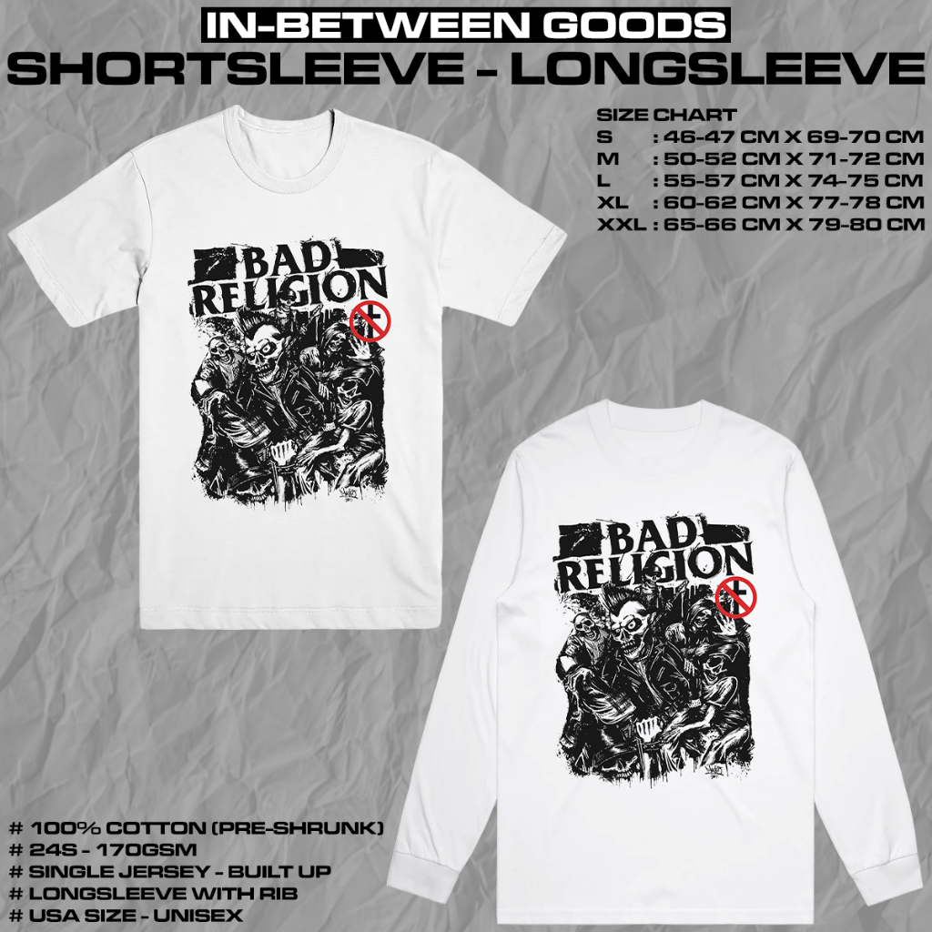 BAD RELIGION - MOSHPIT | T-SHIRT | LONGSLEEVE | BAND MERCH