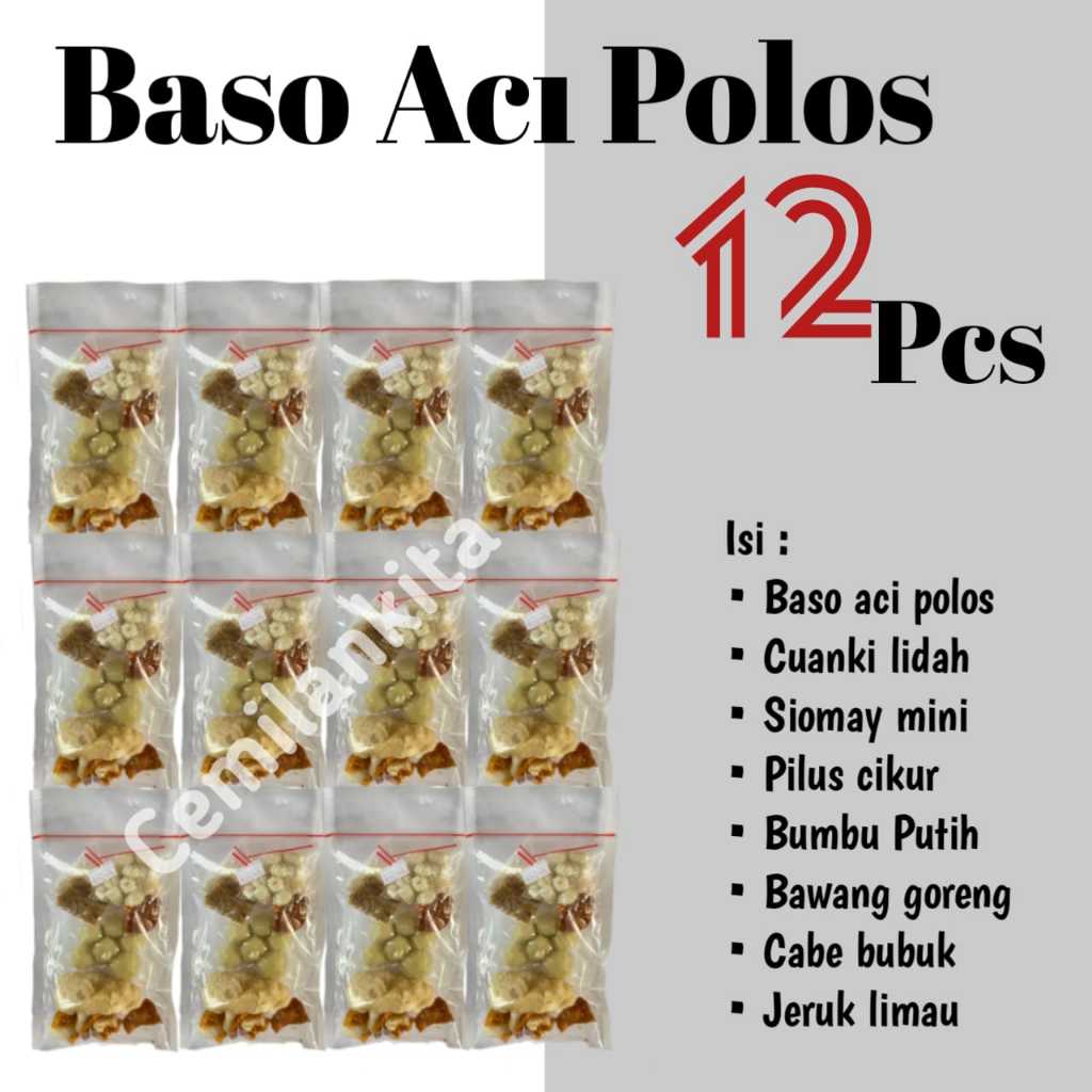 

baso aci polos 12pcs