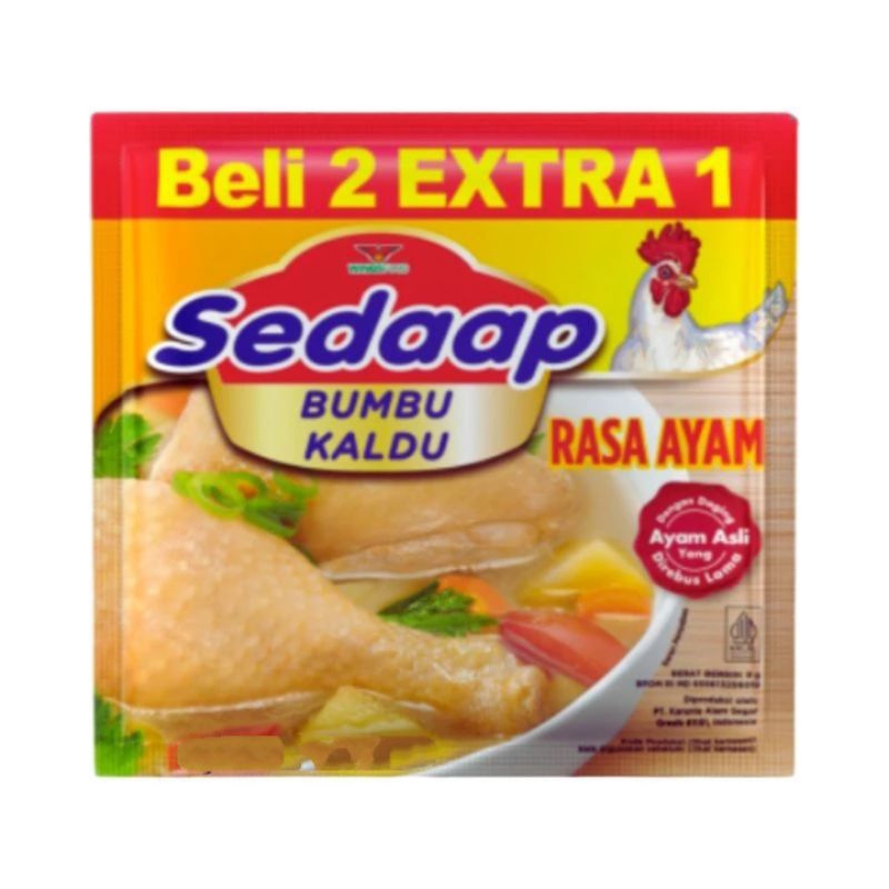 

Sedaap Bumbu Kaldu Penyedap Rasa Makanan