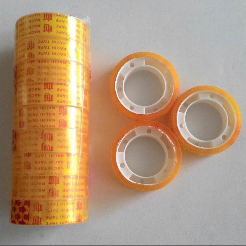 isolasi kecil nachi lem plaster bening kecil Selotip Isolasi Bening Kecil Tipis Nachi 12mm x 10m