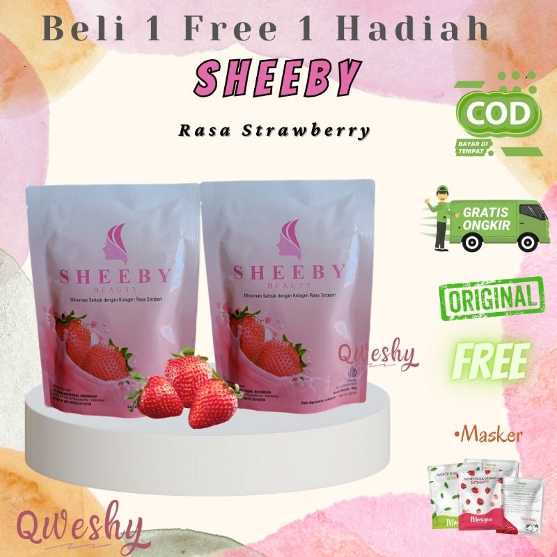 Sheeby Beauty Collagen Minuman Collagen Rasa Strawberry