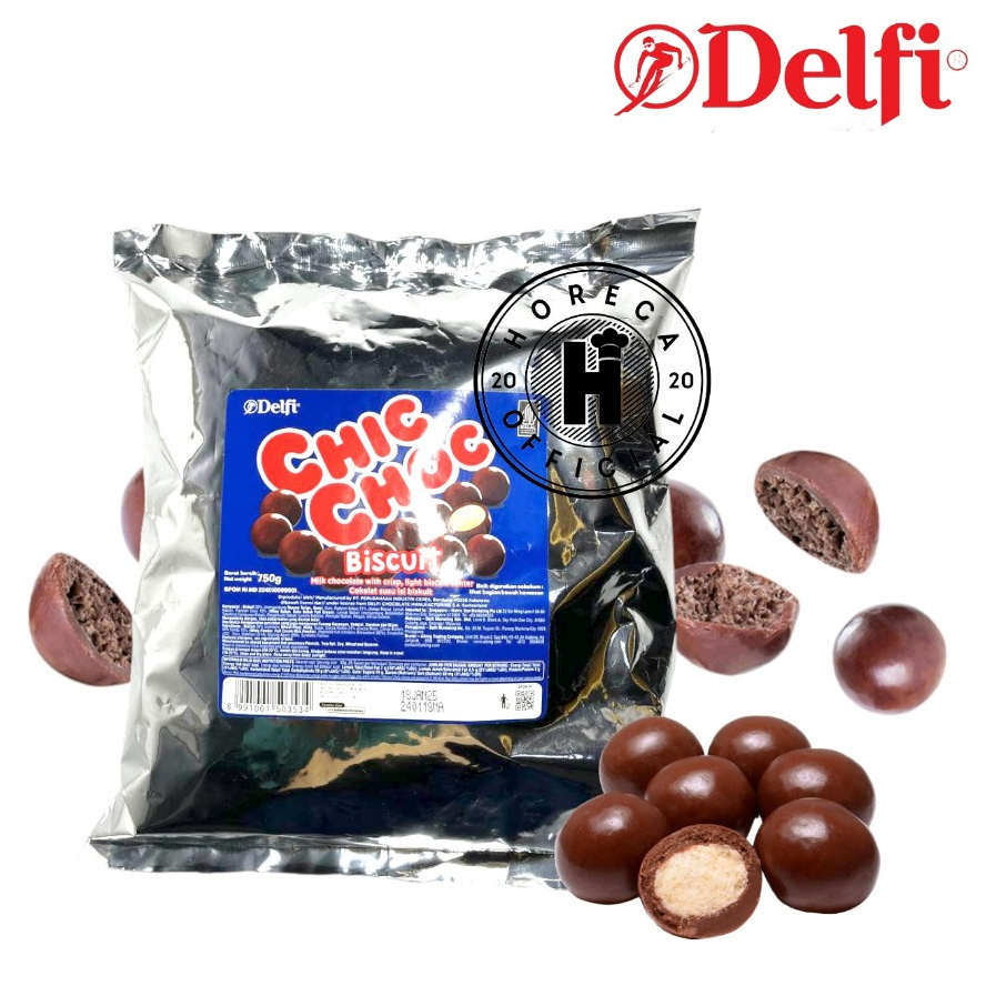 

DELFI CHIC CHOC MILK CHOCO 750GR / COKLAT BISKUIT DELFI 750 GRAM