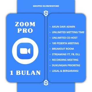 ZOOM 100 PARTISIPAN BULANAN [ TERMURAH ]