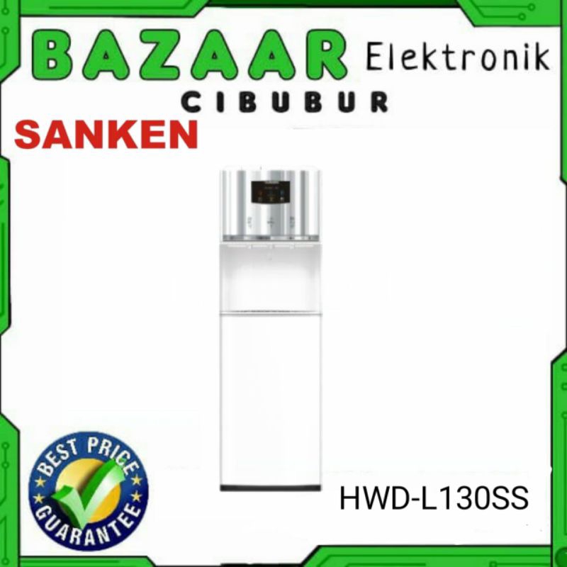 SANKEN HWD-L130SS-WH DISPENSER GALON BAWAH OASIS STAINLESS STEEL