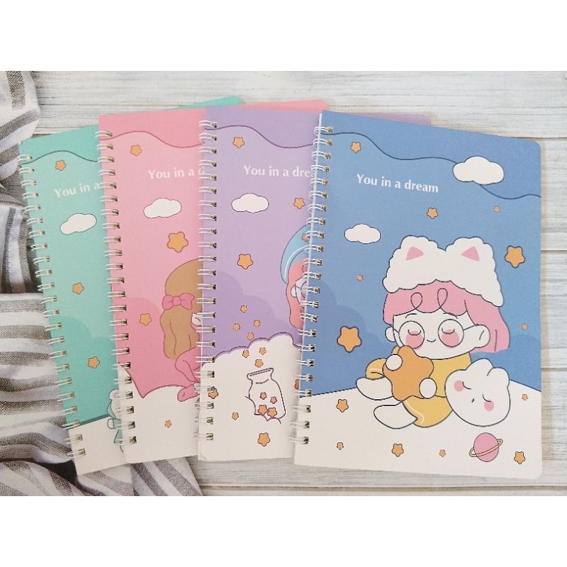 

NOTEBOOK SPIRAL A5 HMX-XQ-4005 MOTIF CUTE ISI 45 LEMBAR UK 25X14.2CM