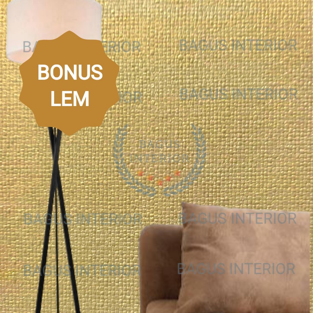 WALLPAPER DINDING POLOS SERAT / WALLPAPER DINDING VINYL POLOS BERSERAT